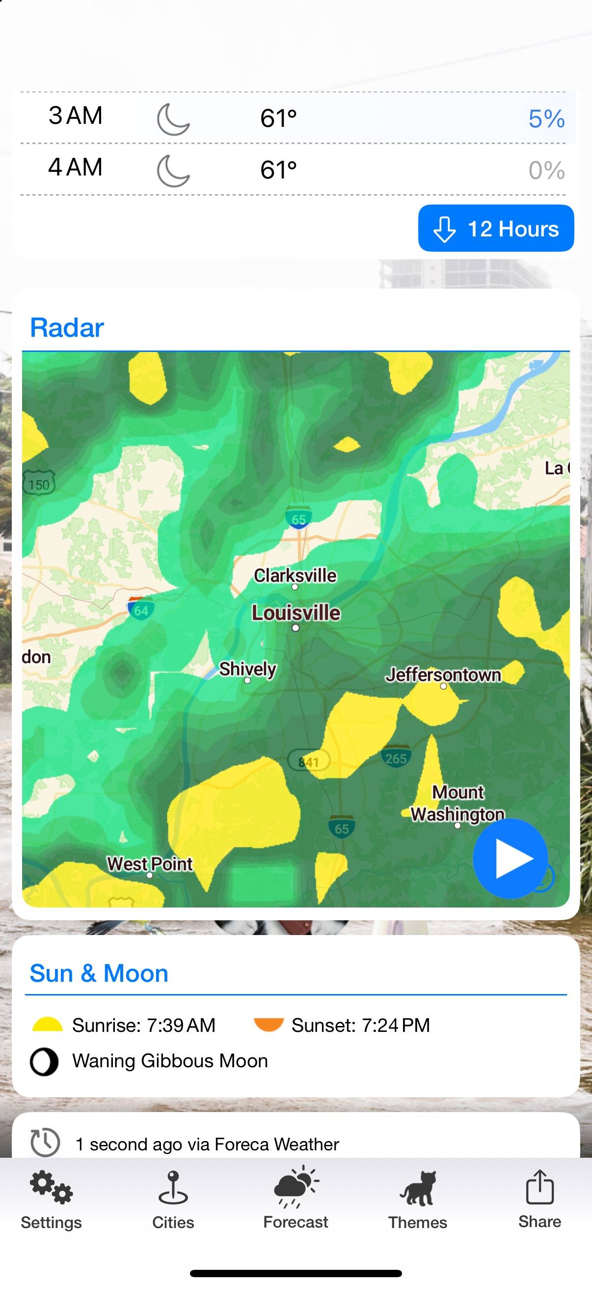Weather Puppy: Live radar